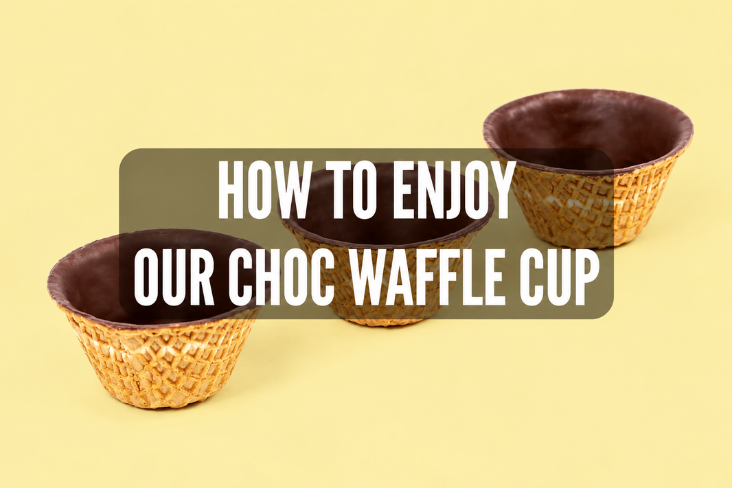 How To Enjoy Our Choc Waffle Cup