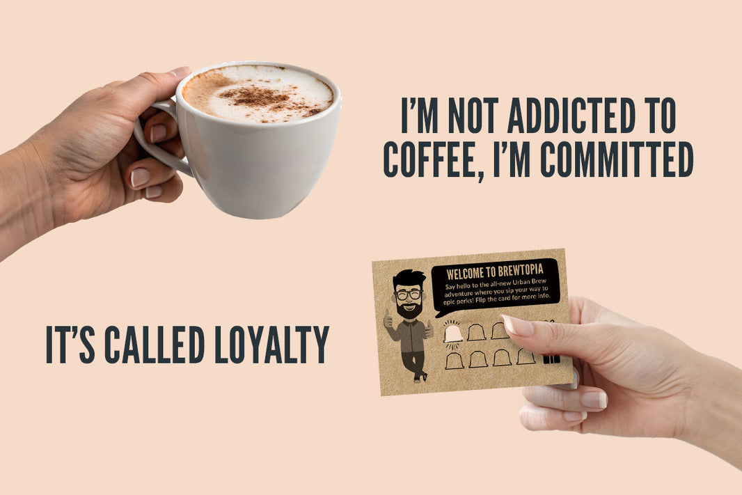 Drink Coffee. Get Free Stuff. Repeat. ☕