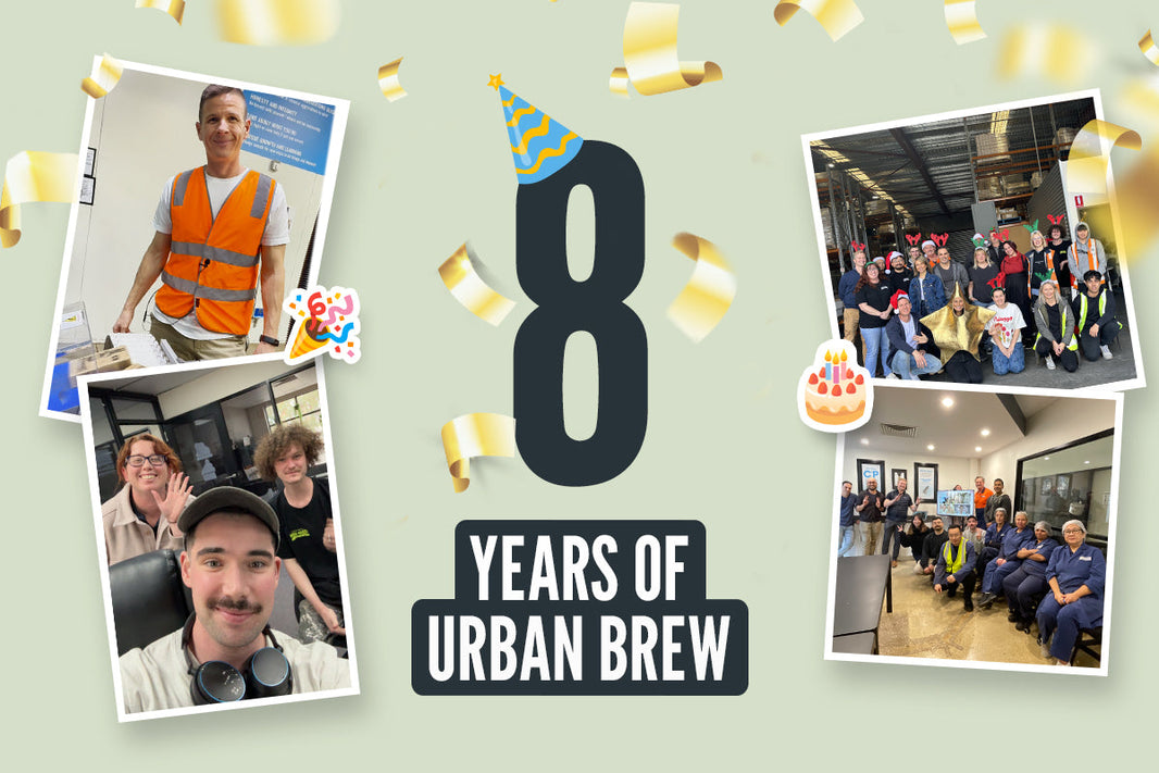 8 Years of Beans, Brews & Big Moods! ☕🎈
