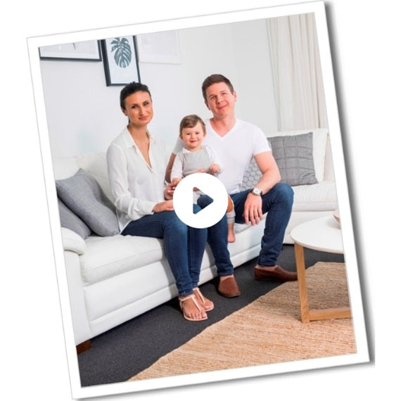 Urban Brew founder Toby Strong with his family at home, from the Meet the Maker video
